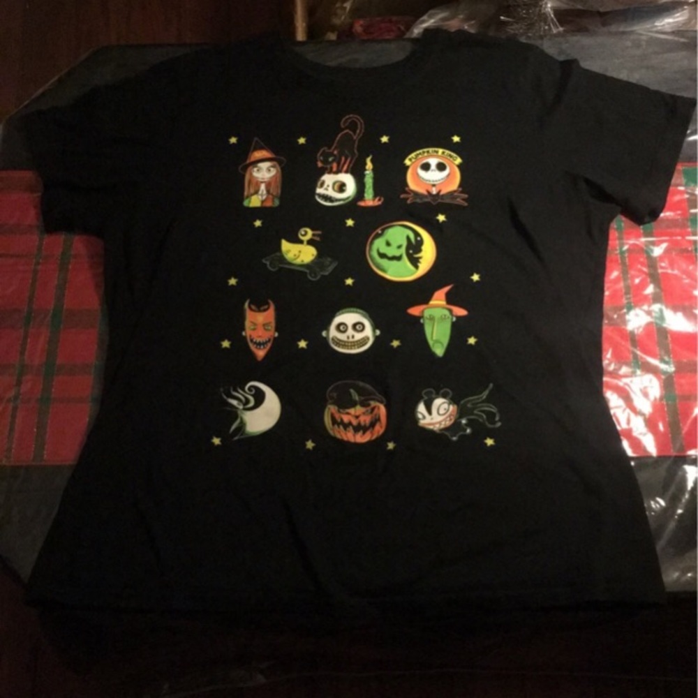 The Nightmare Before Christmas Vintage Grid T-Shirt (READ DESC)